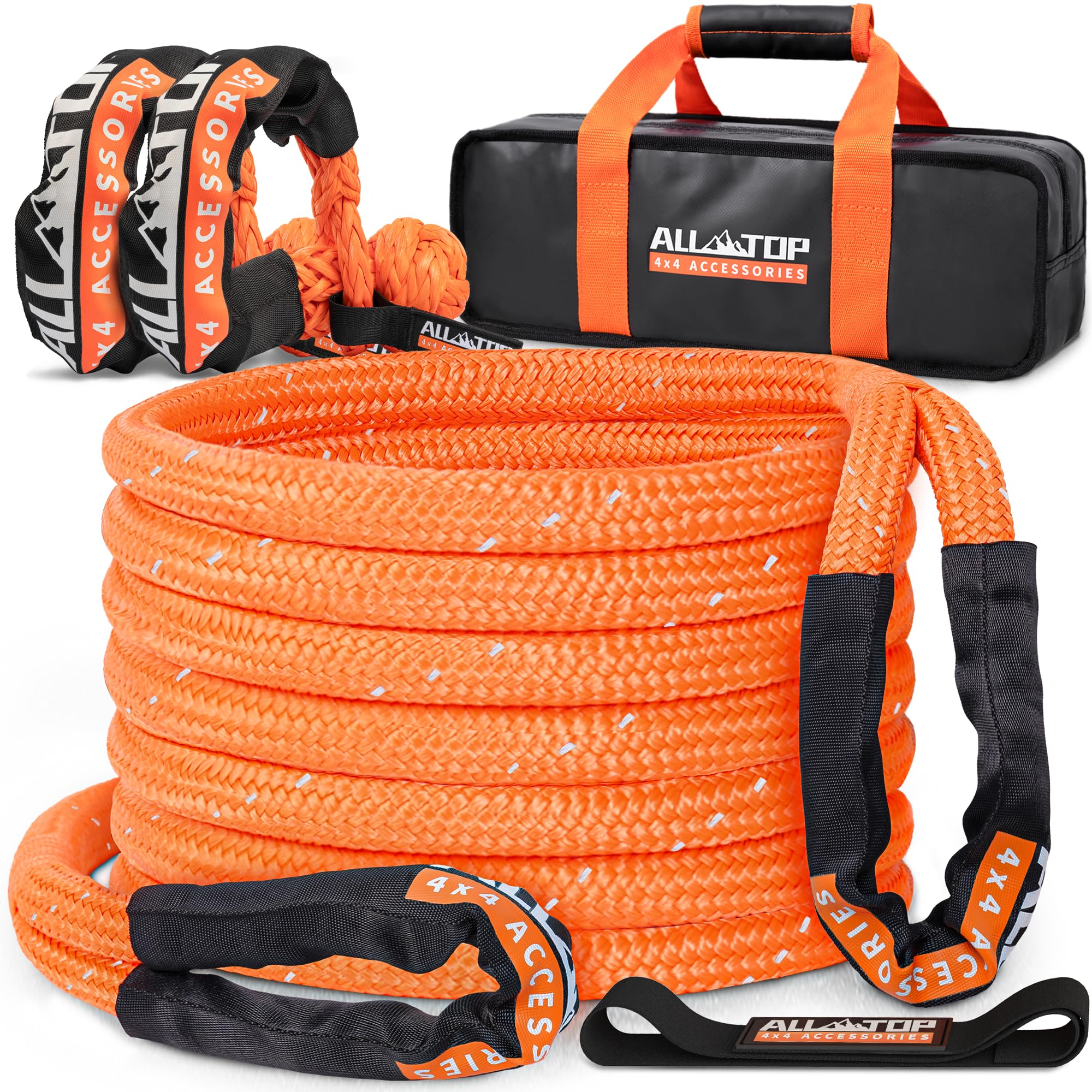 Amazon.com: ALL-TOP Kinetic Rope Kit (Reflective) w/ 2 Soft
